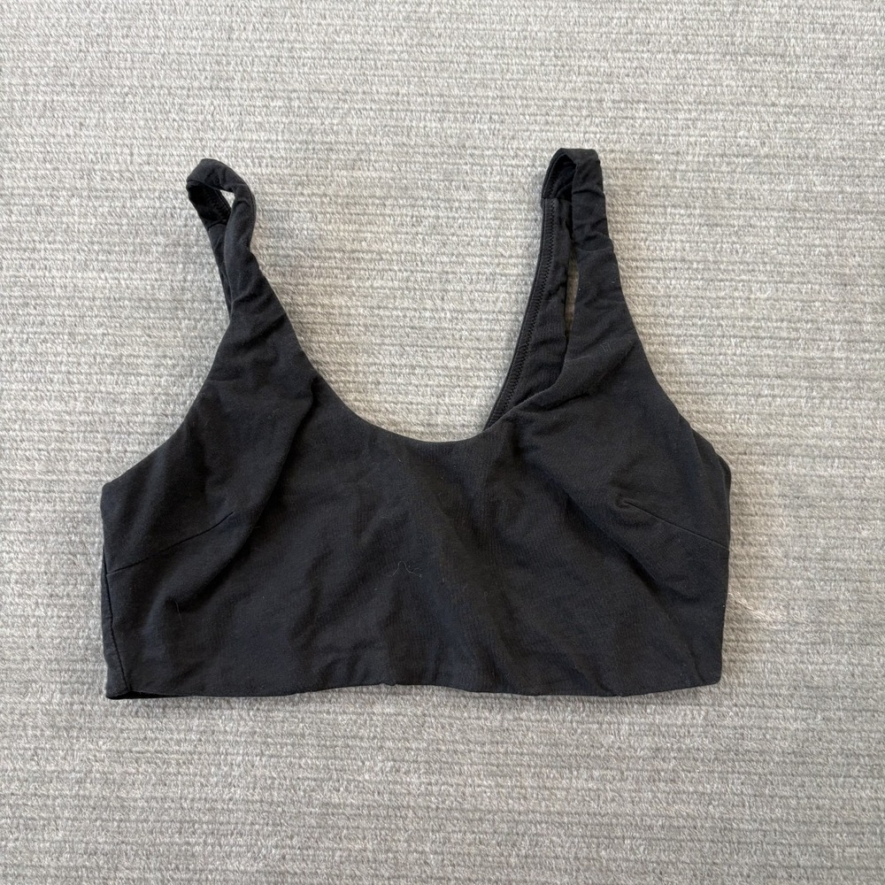 Hatch Pullover Sleep Maternity Bra Women S Black Organic Cotton Wireless